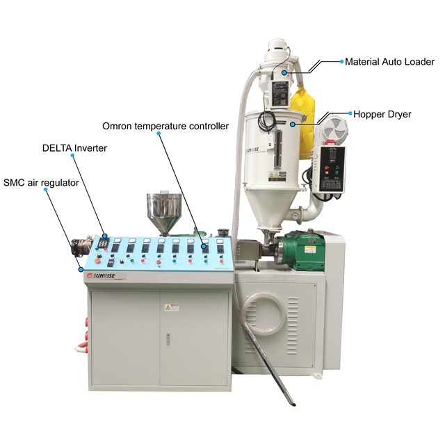 PLA Straw Extrusion Machine LGE12(55) Economic Series from China manufacturer Hangzhou Fuyang